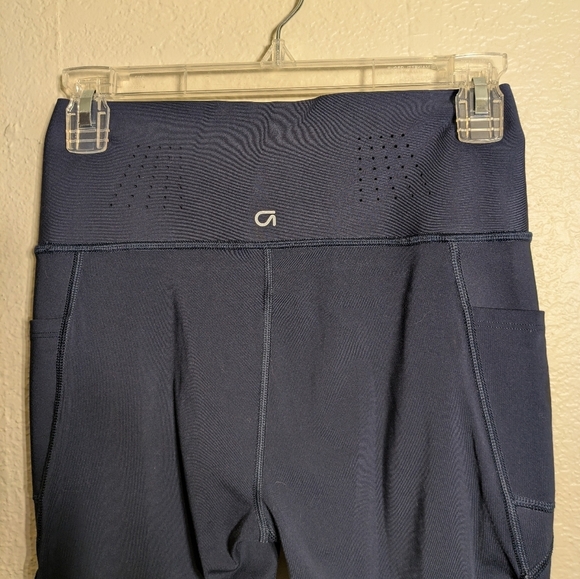 Navy Blue Athletic Leggings Size Medium Pre-owned - Picture 7 of 10